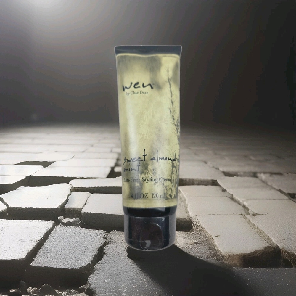 WEN By Chaz Dean Sweet Almond Mint Anti-Frizz Styling Creme 4 Oz NEW Sealed